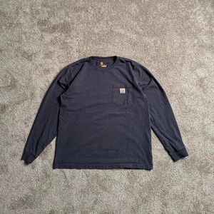 GREY CARHARTT WORKWEAR "RELAXED FIT" LONGSLEEVE